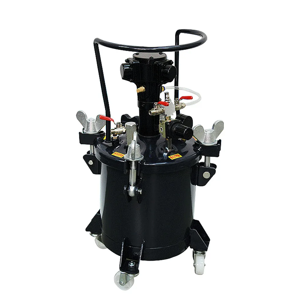 Pressure Pot 30L 40L Spray Paint Pressure Pot Tank with pneumatic Mixing Agitator Paint Tank