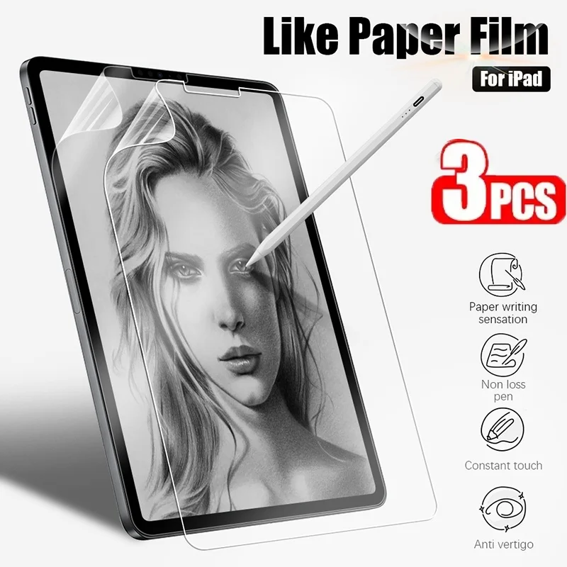 Premium Paper-Like Screen Protector Set - 3 Pack