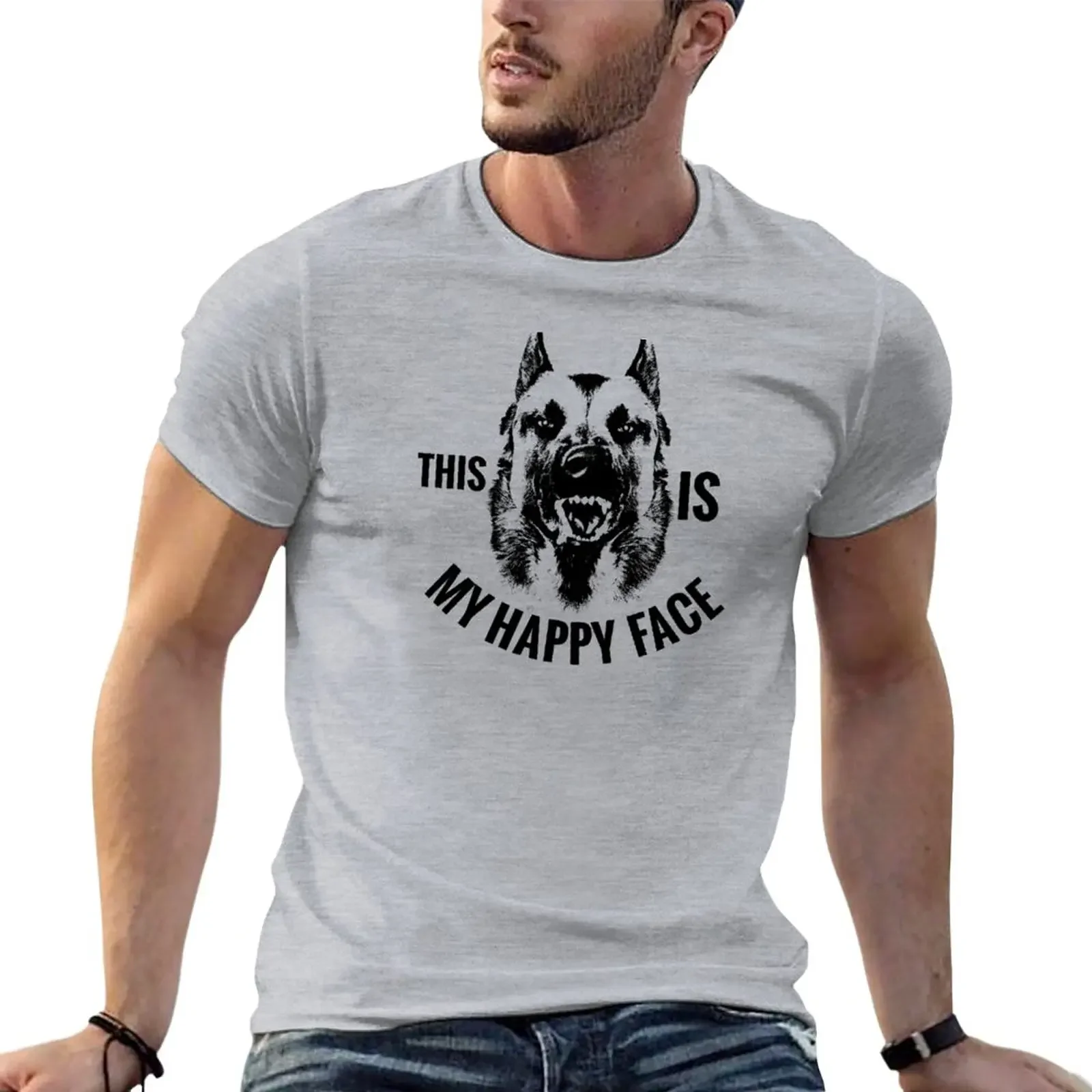 T-Shirt Pastore Belga-Malinois Plus Size Top Sublime Cute Top T-Shirt Da Uomo