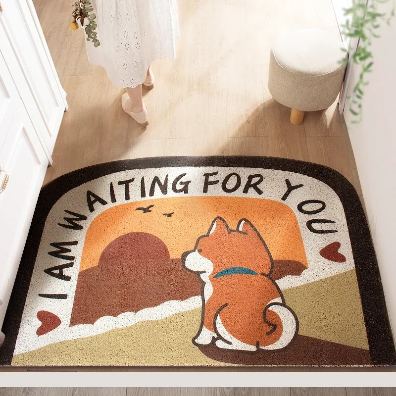 NonSlipDoormatforDoorEntranceDogSandSandScrapingDoormat