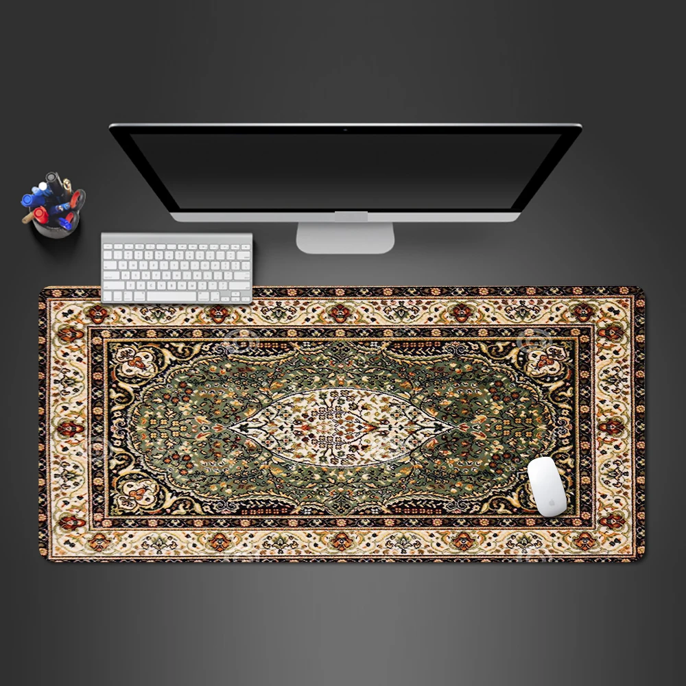 Persian Carpet Large Patterned Mouse Pad Xxl Computer Desk Mat Gamer