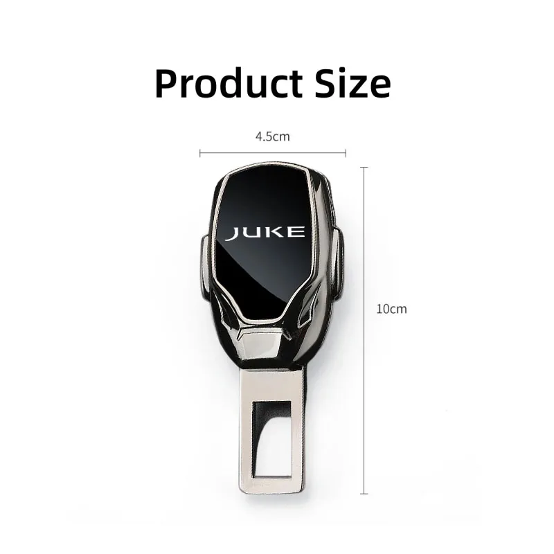 Car Seat Belt Extension Plug Buckle Seatbelt Clip Adjustable Extender For NISSAN JUKE seat belt extender