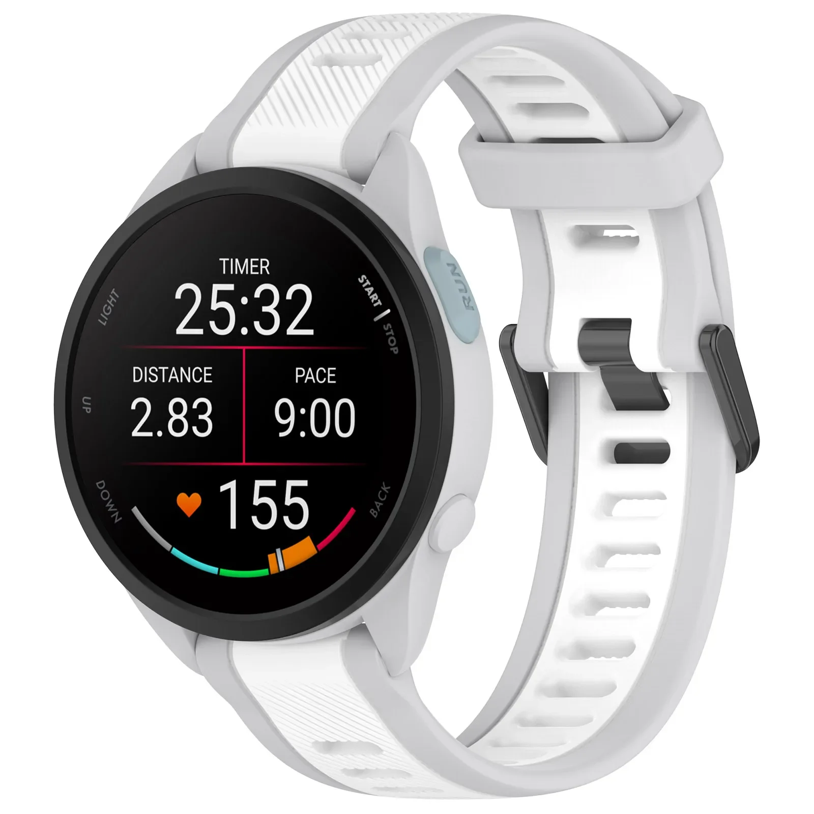 Silicone Strap Replacement Band for Garmin Watches - Available in 18mm/20mm/22mm Sizes