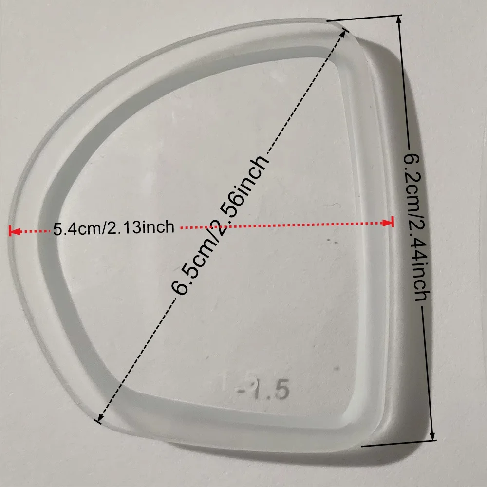 Tempered glass Lens Myopia Lens for m2032 Diving Mask
