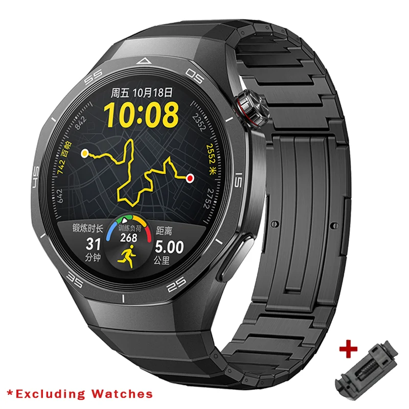 Luxury Titanium Alloy Strap - Premium Metal Bracelet, No Gaps Design