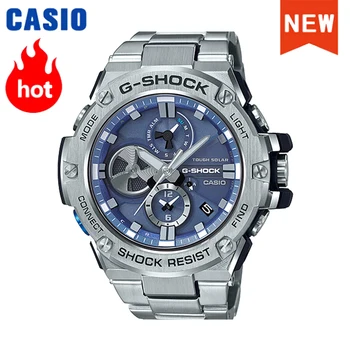 2026 VIP NEW Casio GST-B100 series men's watch retro trendy sports multi-functional fashion shockproof color plate watch G-SHOCK 1