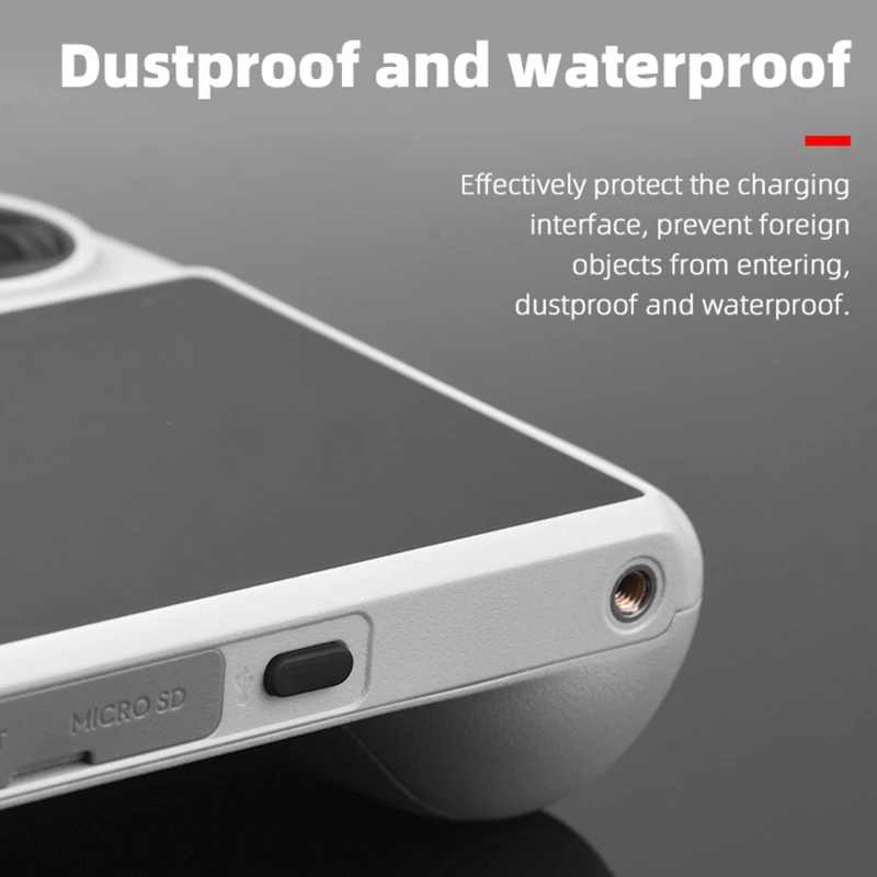 Dust plug USB C Charging Port Type C Interface Dust Plug Silicone Cover for Mini 3 Pro 3Pc