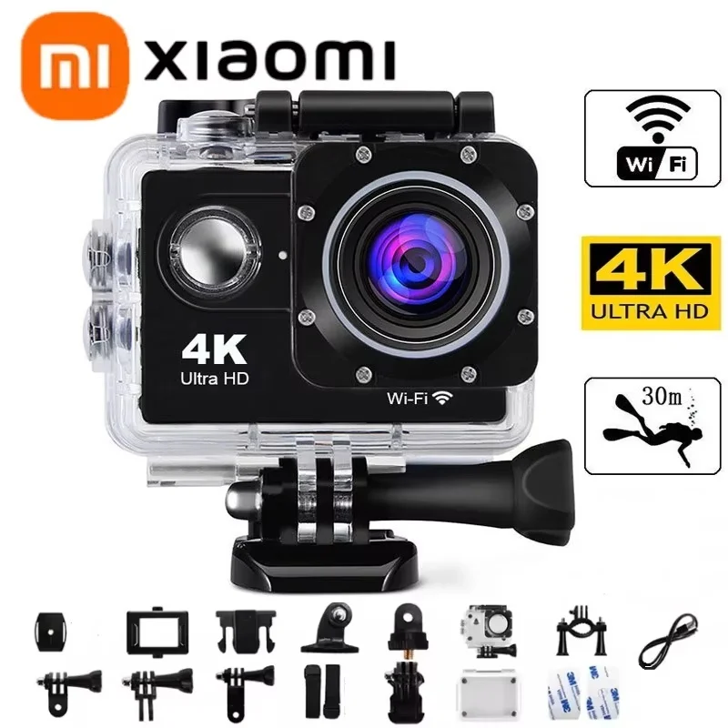 Xiaomi Action Camera Ultra HD 4K/30fps WiFi 2.0" 170D Underwater Waterproof Helmet Video Recording Cameras Sports Bicycle Vlog action camera