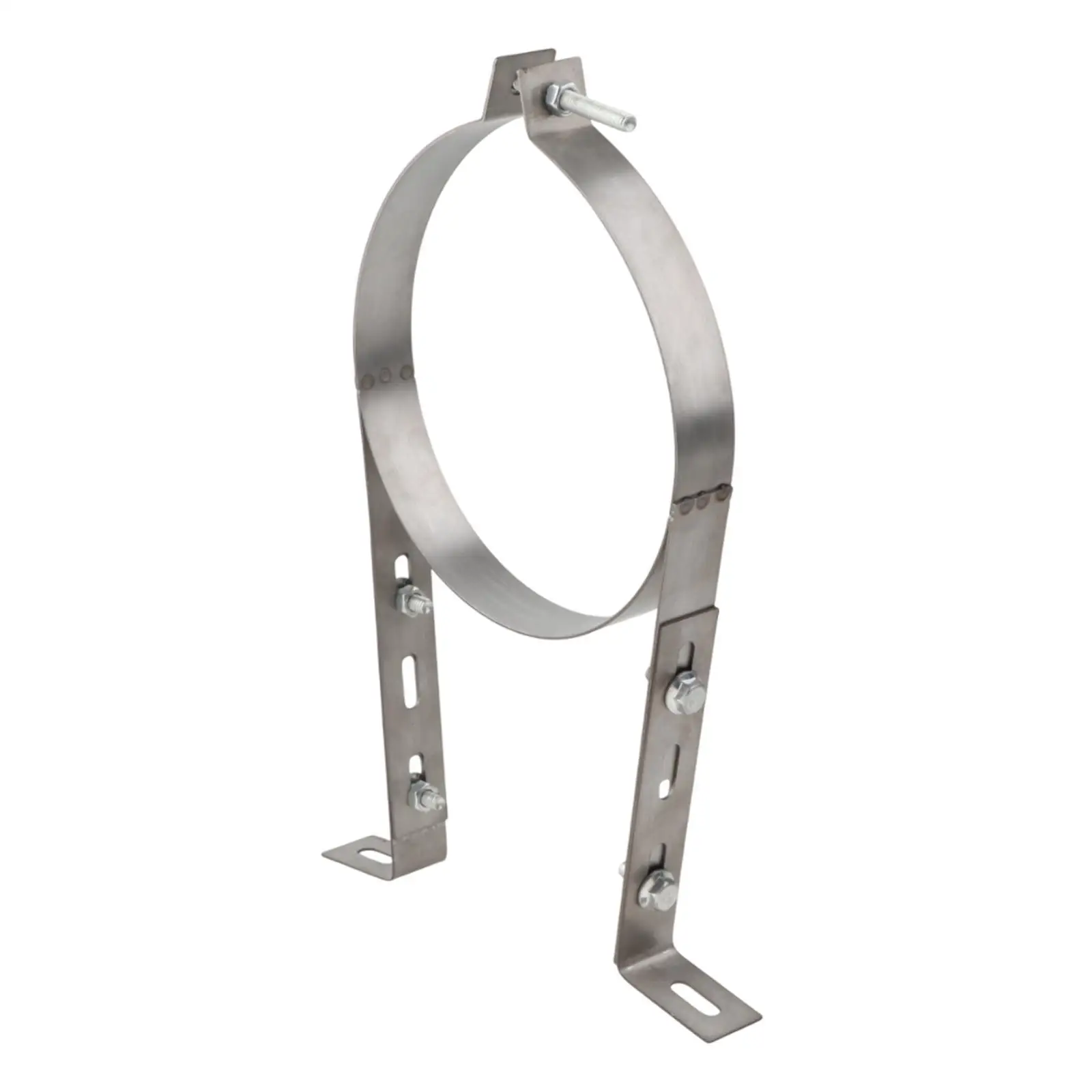 Chimney Pipe Wall Strap,Pipe Bracket Clamp Fixing Split Ring Hanger,B Vent Pipe Bracket Holder for Drainage Pipe,Winter,Stove