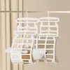 Multifunctional Hanging Pillow Drying Rack Windproof Adjustable Toys Doll Hanger ABS Wardrobe Cushion Storage 5