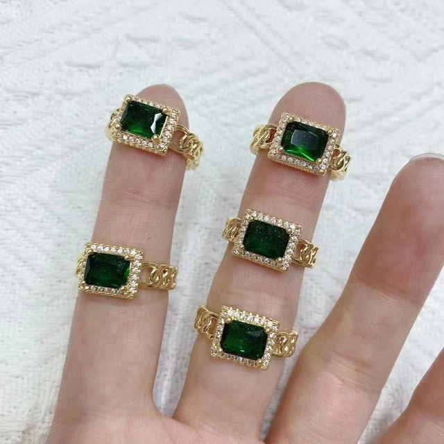 Buy Green Stones Men Rings, Engraved Men Rings, Emerald Men Rings, Jewelry  Men Ring, Happy Valentines, New Year Gift for Man, Gift Men Ring Online in  India - Etsy