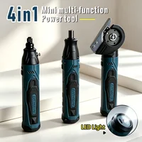 Mini tournevis électrique multifonction 4-en-1 rechargeable avec réglage, perceuse, outils de démontage et de réparation de couple 1
