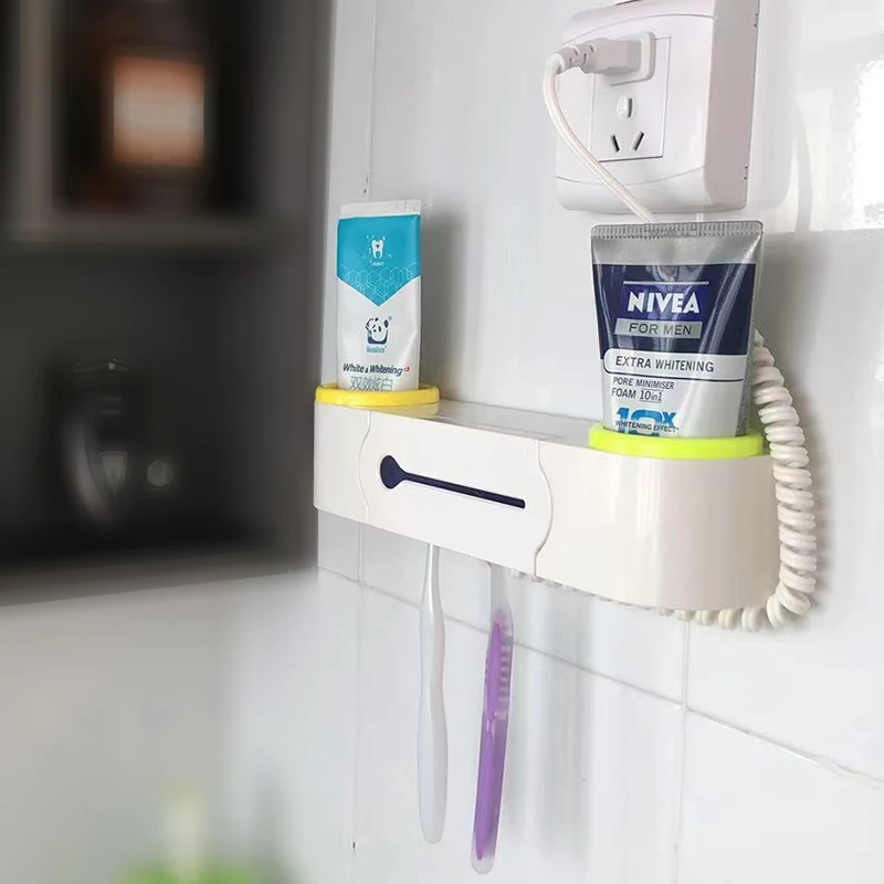 VVDental Toothbrush Holder 24-hour Sterilisation Holds Multiple Toothbrushes Cleanser Tissues Multi-function Holder
