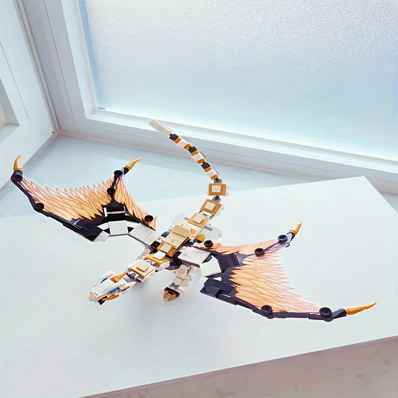 332PCS Master Wu Battle Dragon Building Block set gift and model technology building block children toy gift