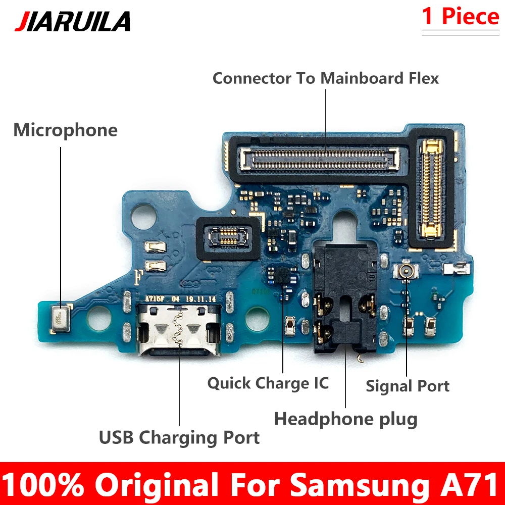 10pcs/lot Original New Charging Board Flex For Samsung A12 A52 A72 Usb