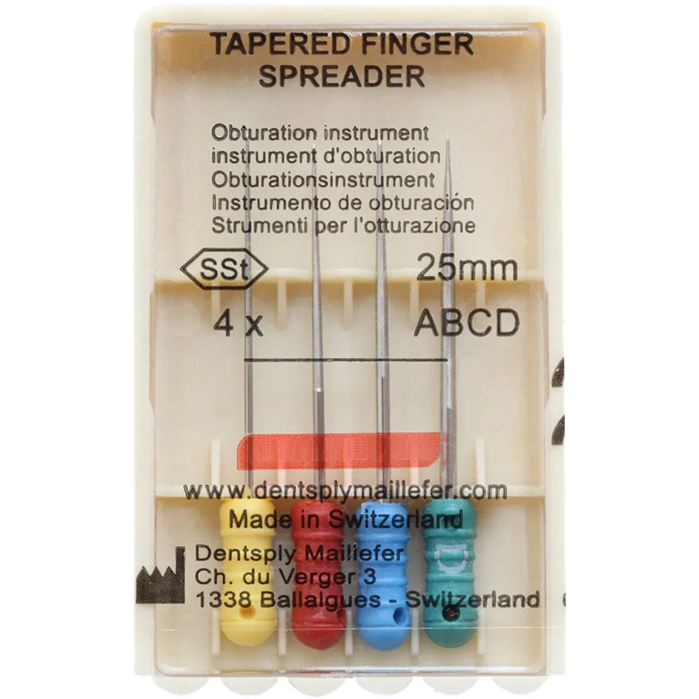 4 Pz/Pacco 21/25/31Mm Dentale Affusolato Finger Spreader Endo Root Canal Files Uso Manuale Endodontic Dentista Prodotti Di Laboratorio Strumenti