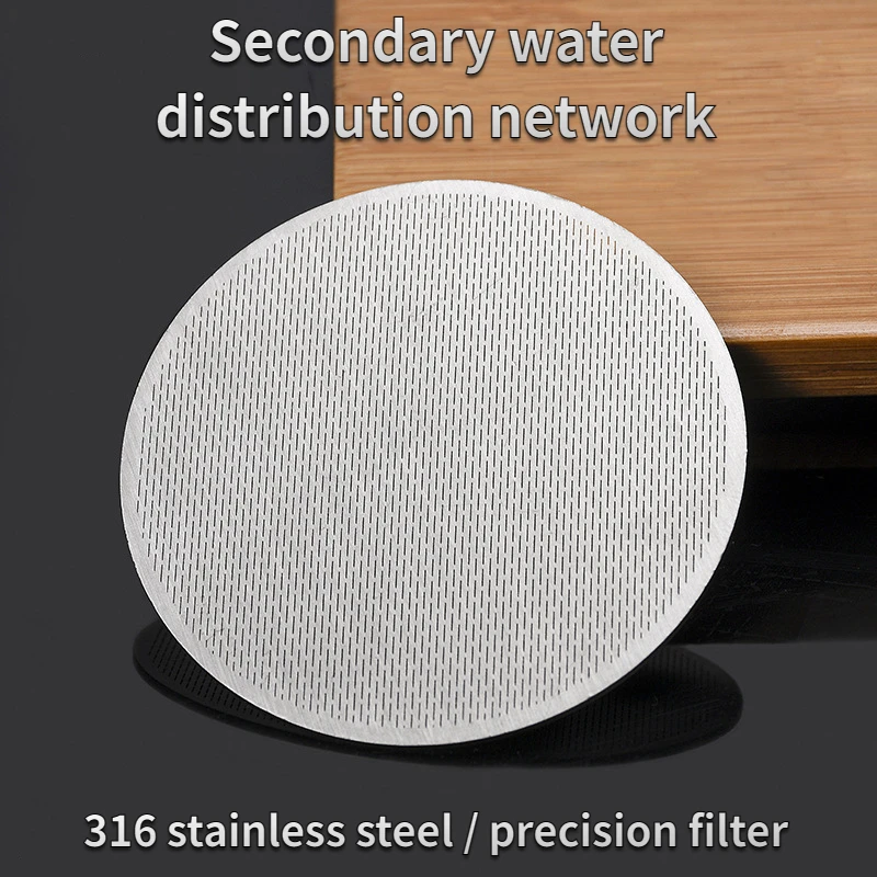 에스프레소 퍽 스크린 금속 커피 재사용 필터, 포타필터 바구니 커피 필터 스크린, 에스프레소 액세서리, 58mm, 53mm, 51mm 