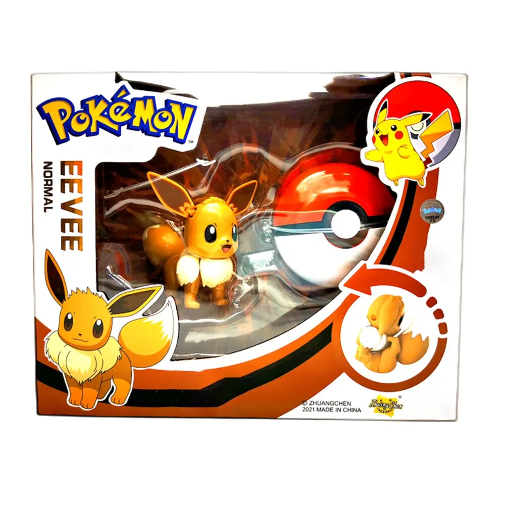 Pokemon Tipo Elétrico Pikachu, Figura De Ação Realista Com Roupas Fashion,  Presente De Aniversário - Figuras De Ação - AliExpress