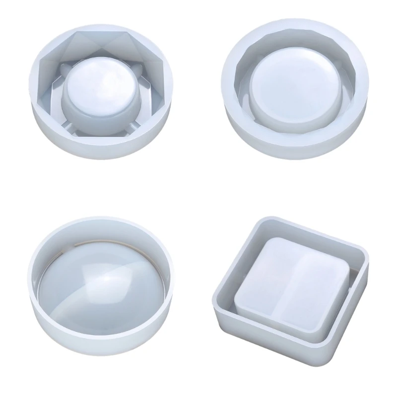 

Epoxy Resin Mold Ashtray Shaped Molds Easy to Clean Silicone Molds Handmade Office Accessory Mould for DIY Enthusiasts F19D