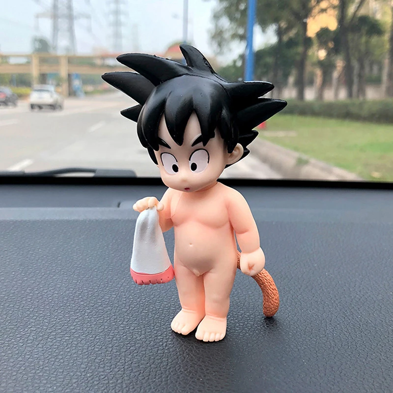 

10cm Kawaii Baby Infant Bathing Son GOKU Figurine Anime Dragon Ball Z Action Figure Collection Model Ornaments Doll Toys Gift