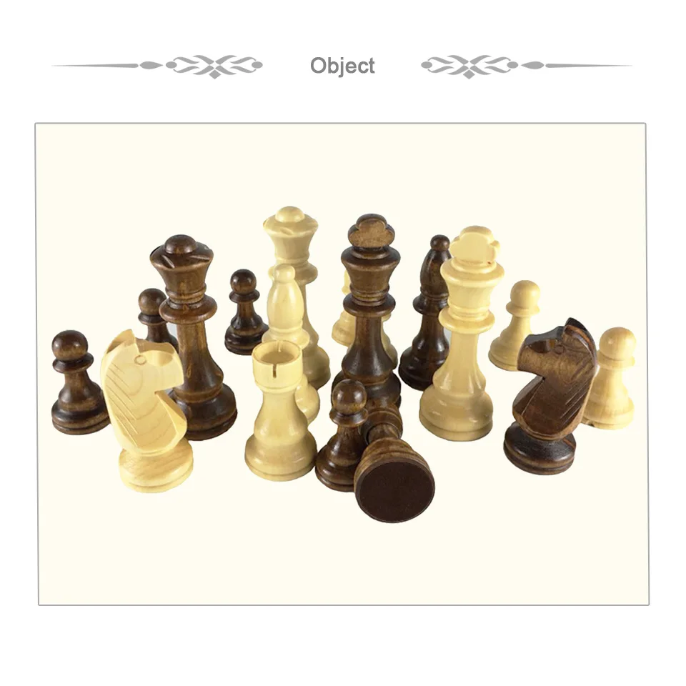 32/34/2 PCS Wooden Chess Set King Height 105mm Chess Game High Quality Pieces Standard Chessmen PU Chessboard Table Game