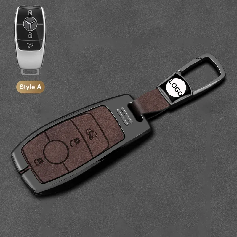 

For Mercedes Benz E Class W213 W204 W205 W210 E200 E260 E300 E320 AMG CLA Car Key Case Cover Remote Fob Shell Case Accessories