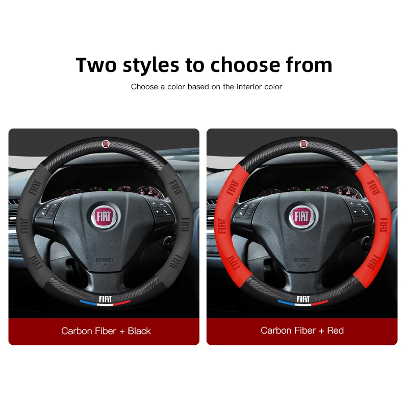 FIAT Steering Wheel Cover - Premium Car Interior Accessory