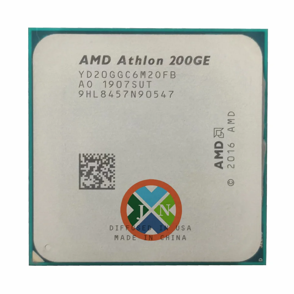 AMD Athlon 200GE X2 200GE GHz Dual-Core Quad-Thread CPU Gamer