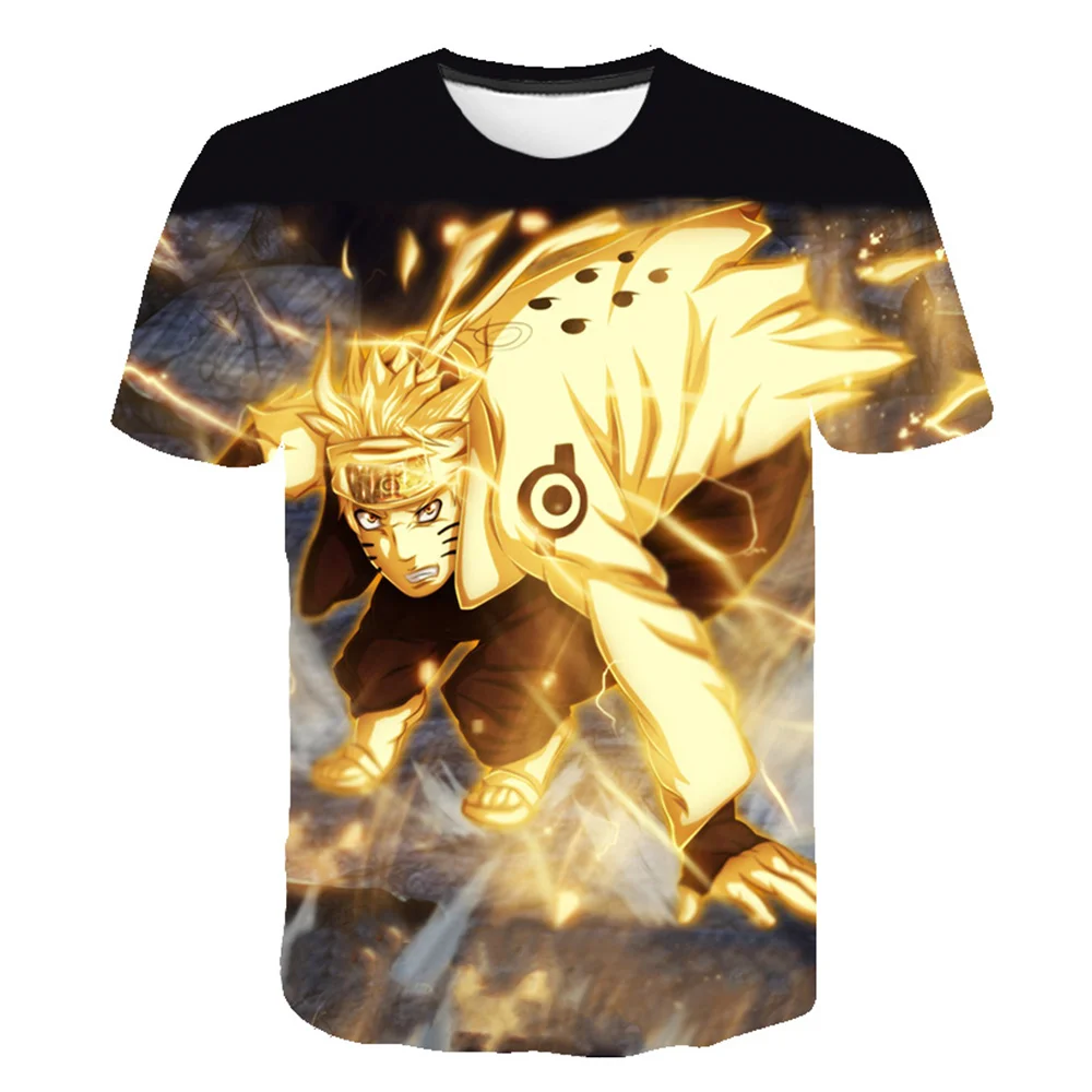 Boys Anime Naruto T Shirt For Summer Kids Boy Girls 3D T-Shirts 3-14 Years  Cartoon Print Baby Clothes Toddler Children Clothing - AliExpress