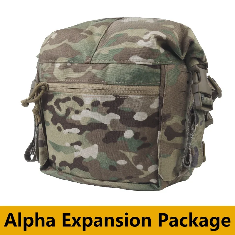 Expander Kit MOLLE Large Roll Pouch Padded X Harness Outdoor Camping Chest Rig Accessories Alpha Expansion Pack 2
