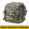 Expander Kit MOLLE Large Roll Pouch Padded X Harness Outdoor Camping Chest Rig Accessories Alpha Expansion Pack 2