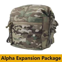 Expander Kit MOLLE Large Roll Pouch Padded X Harness Outdoor Camping Chest Rig Accessories Alpha Expansion Pack 2