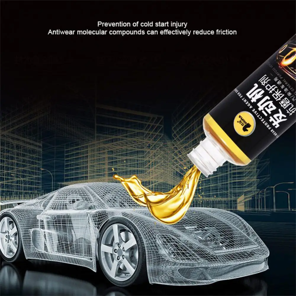 Engine Repair Additive 100ml Engine Anti-wear Repair Agent Fuel Efficient Engine Internal Cleaning Agent Remove Sludge Lubricant