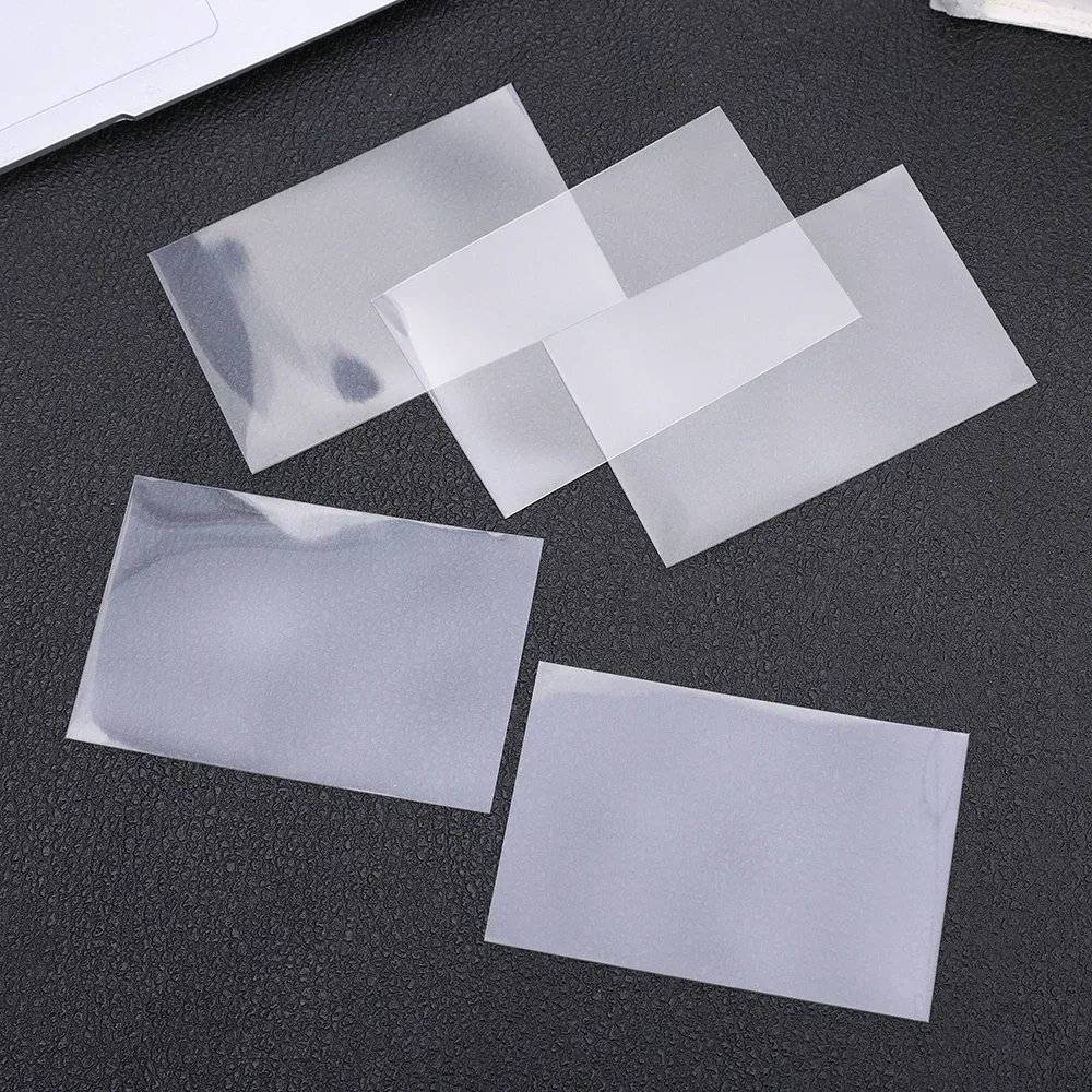 Transparent Waterproof Card Film Protector card protector idol card protector Photocard Popcorn Diy Korean Idol Card Sleeve Ultra Thin Clear Cards Cover