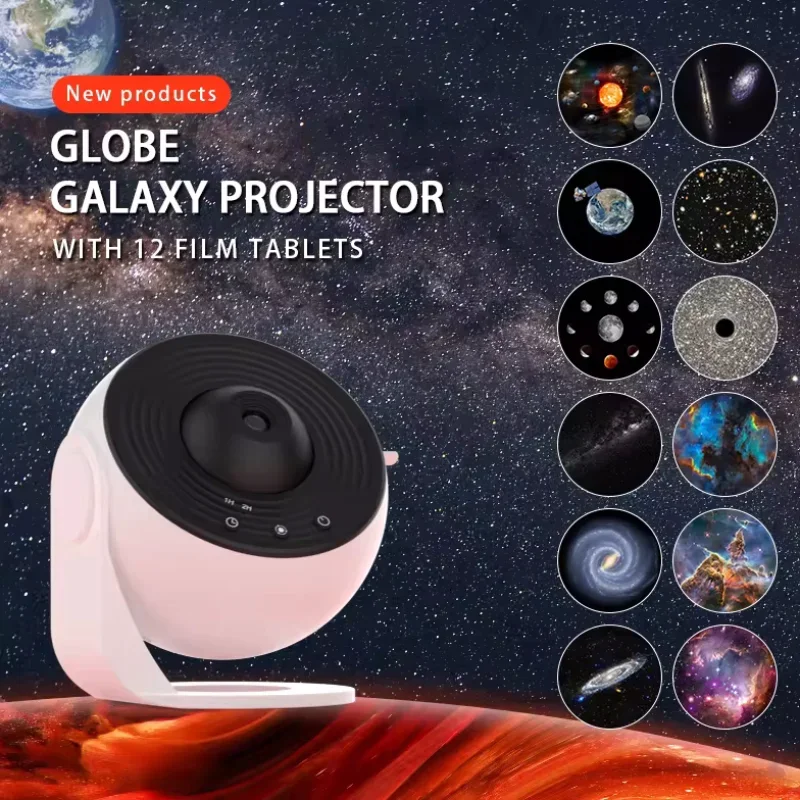 Description Picture 3 of itemNew Arrival Led Planetarium Night Light 360 Degrees Rotation Star Projector 13 In 1 Desk Projection Lamp