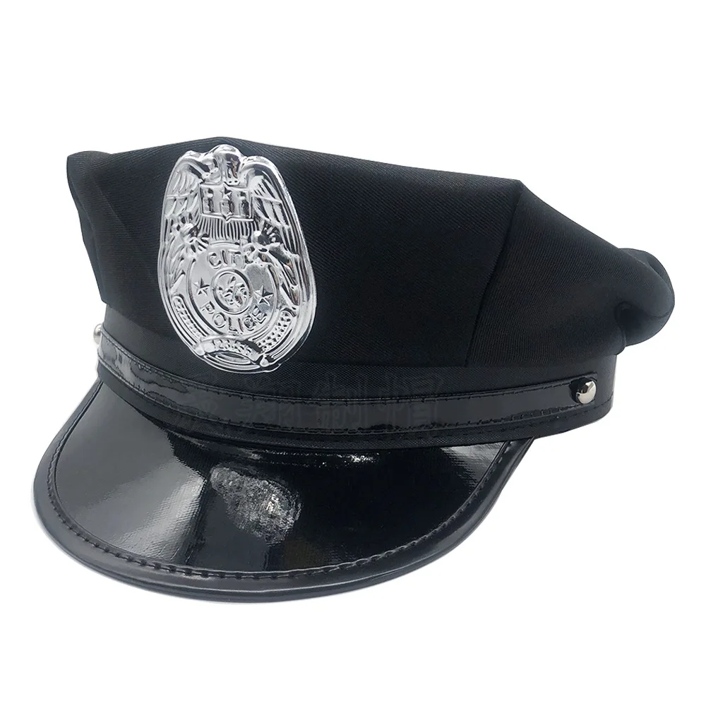 Baseball Caps for Men Women Teens Boys Girls Police Cop Hat Policeman Cosplay Halloween Party Performance Y2k Hats Free Shipping 2