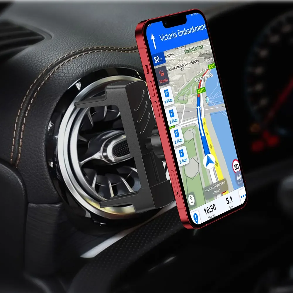 Autotelefon halter Magnet halterung runde Luft auslässe Handy halter starker  Universal magnet Auto halterung für Mercedes Benz - AliExpress