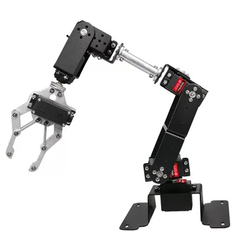 6 DOF Robot Manipolatore MG996 Lega di Metallo Braccio Meccanico Morsetto Artiglio Kit Per Arduino Robot FAI DA TE Ki per UNO/ESP32 Programmabile