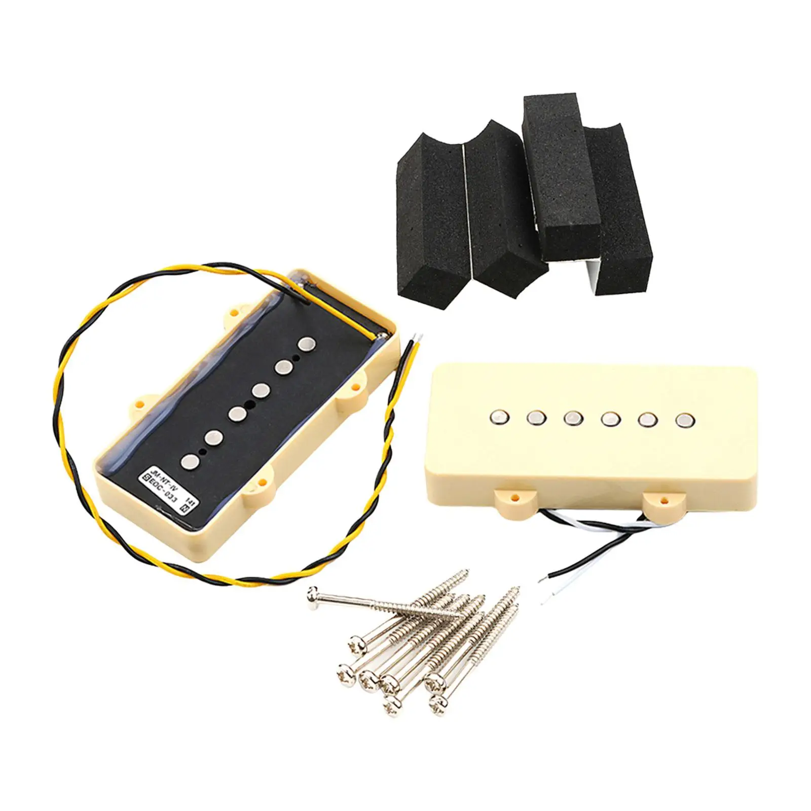 

2x Neck Pickup Fittings Electric Guitar for Guitar Bridge Pickups Bridge Pickup Accessories Guitar Pickup Instrument Accessory