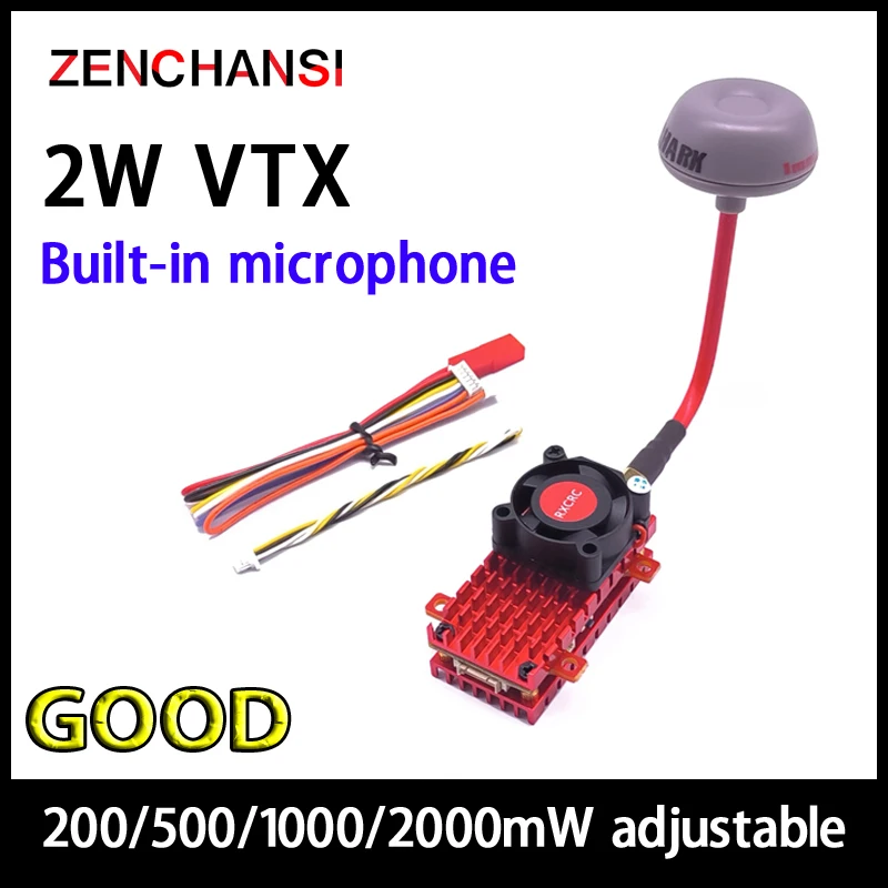 Caméra VTX FPV 5.8G 40CH 25-200mW pour Drone RC