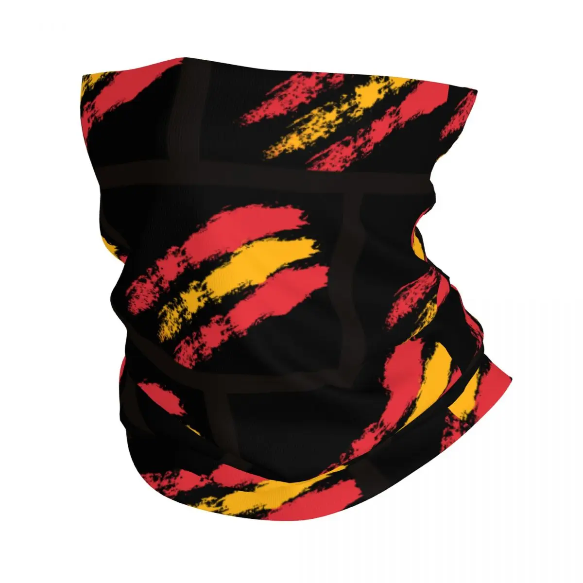 

Spanish Flag Bandana Neck Gaiter Printed Spain Espana Mask Scarf Multifunctional Face Mask Riding for Men Women Adult Winter