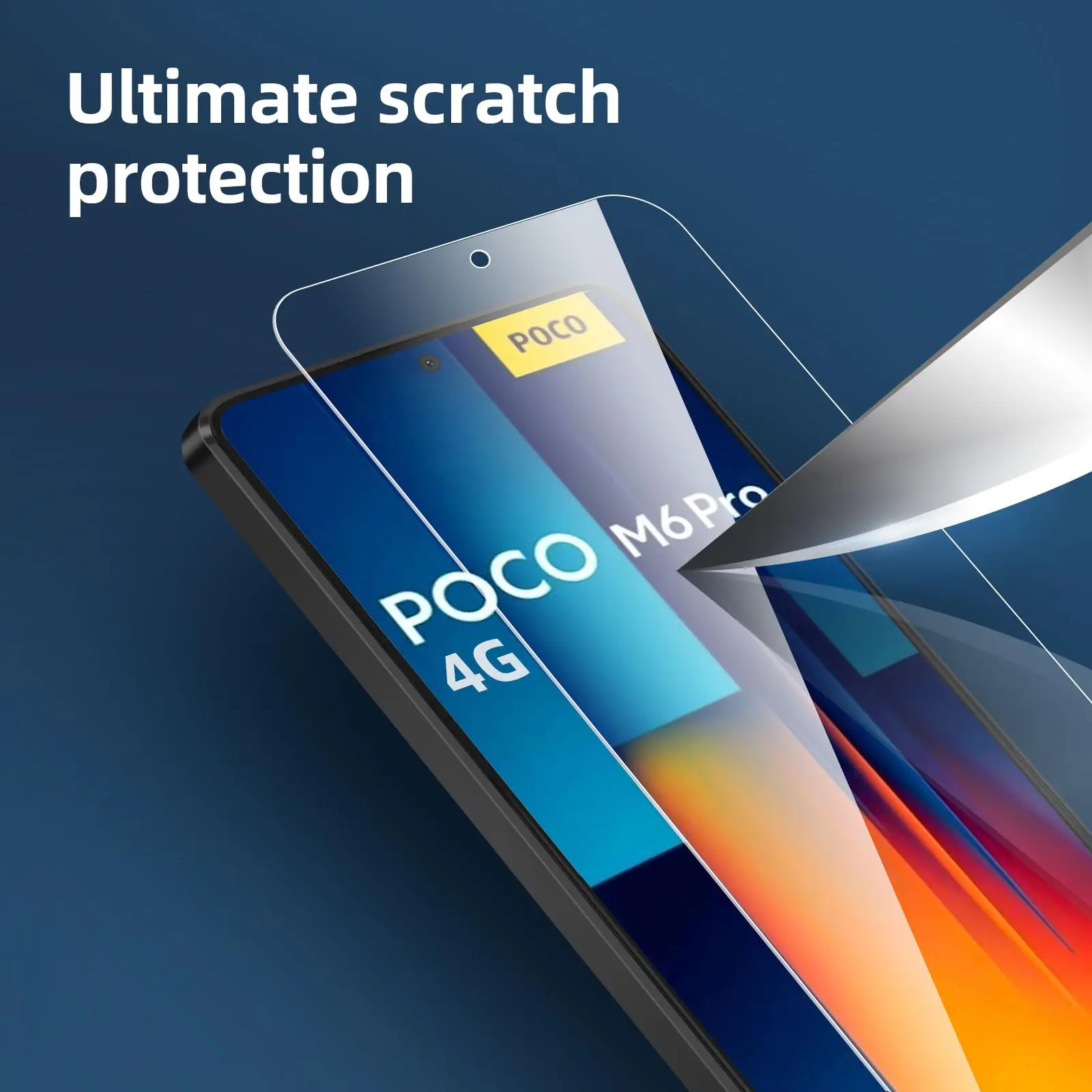Protections écran Hydrogel POCO M6 PRO 4G - Lot De 2 Films Taperso