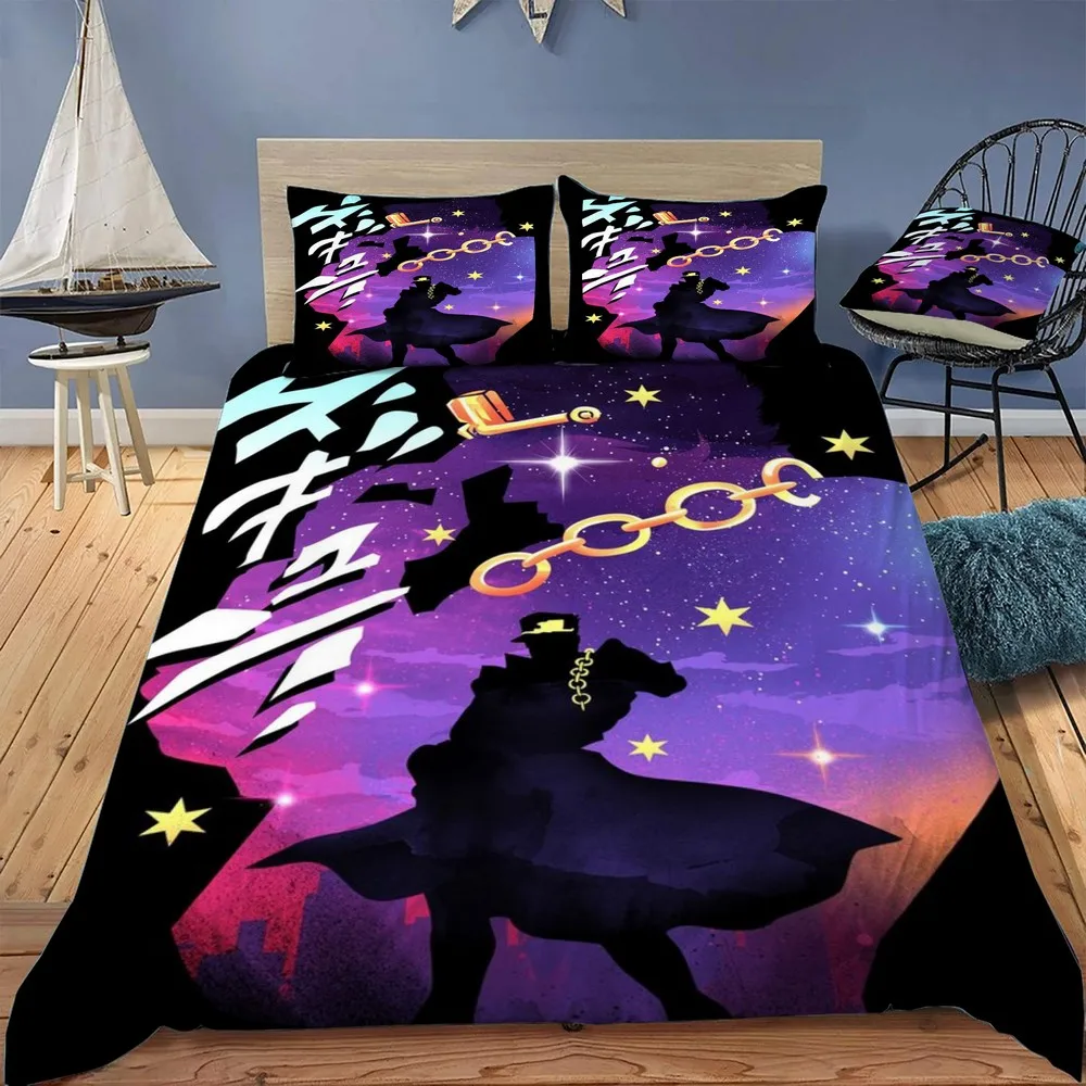 

Комплект постельного белья Jotaro «Звездные приключения», модная детская простыня, пододеяльник, наволочка, кровать, Текстиль для дома