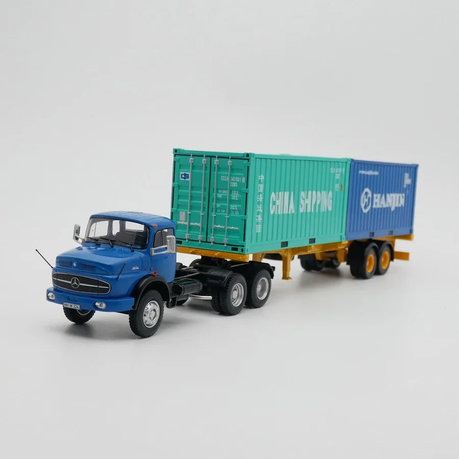 

Diecast Ixo 1:43 Scale Benz 2624 1971 Tractor Head China Shipping Group Container Truck Locomotive Car Model Collectible ToyGift