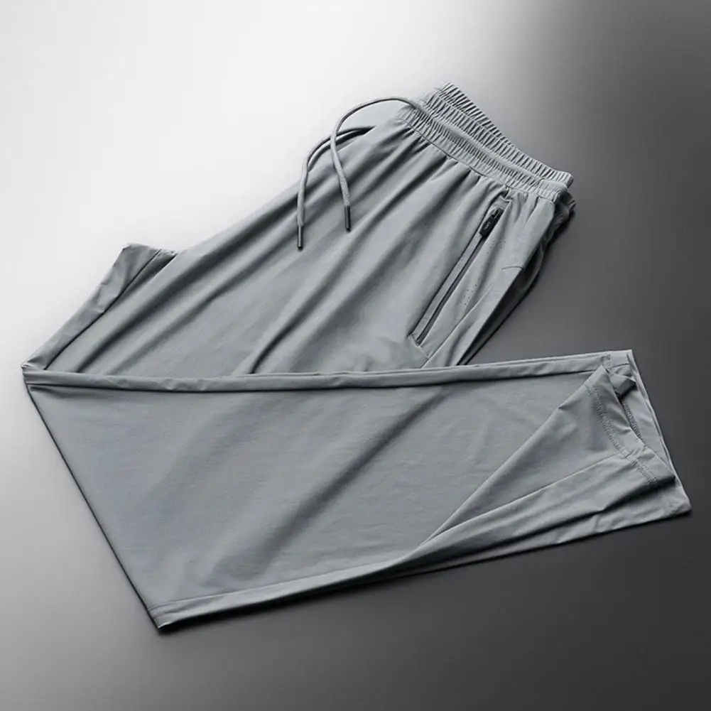 Stylish Men Trousers Ankle-banded Summer Sweatpants Drawstring Casual Men Sport Pants  Sports