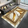 Modern Golden Luxury Carpet for Living Room Abstract Large Size Carpets Non-slip Bedroom Decoration Rug 200x300 Coffee Table Mat 3