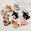 New Arrival Assembling Building Blocks Toys Cute Cat Meow Series Small Particle Cat Jigsaw Building Blocks Educational Children' 3