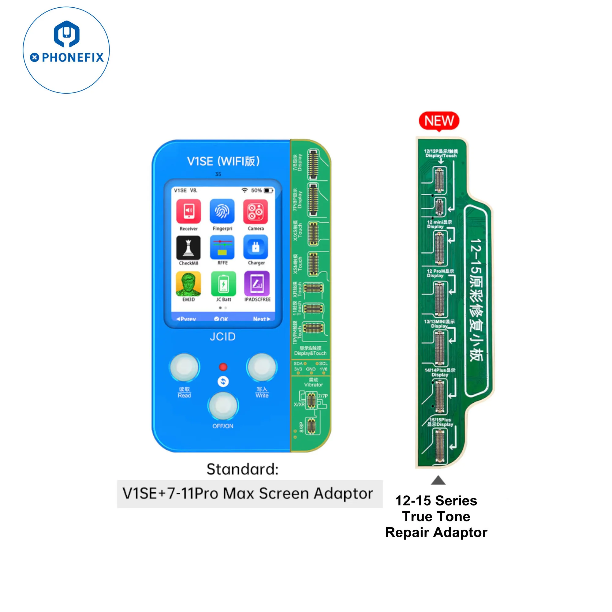 スマホアクセサリー jcid v1se JC V1SE V1S Pro Screen True Tone Repair Adaptor for iPhone