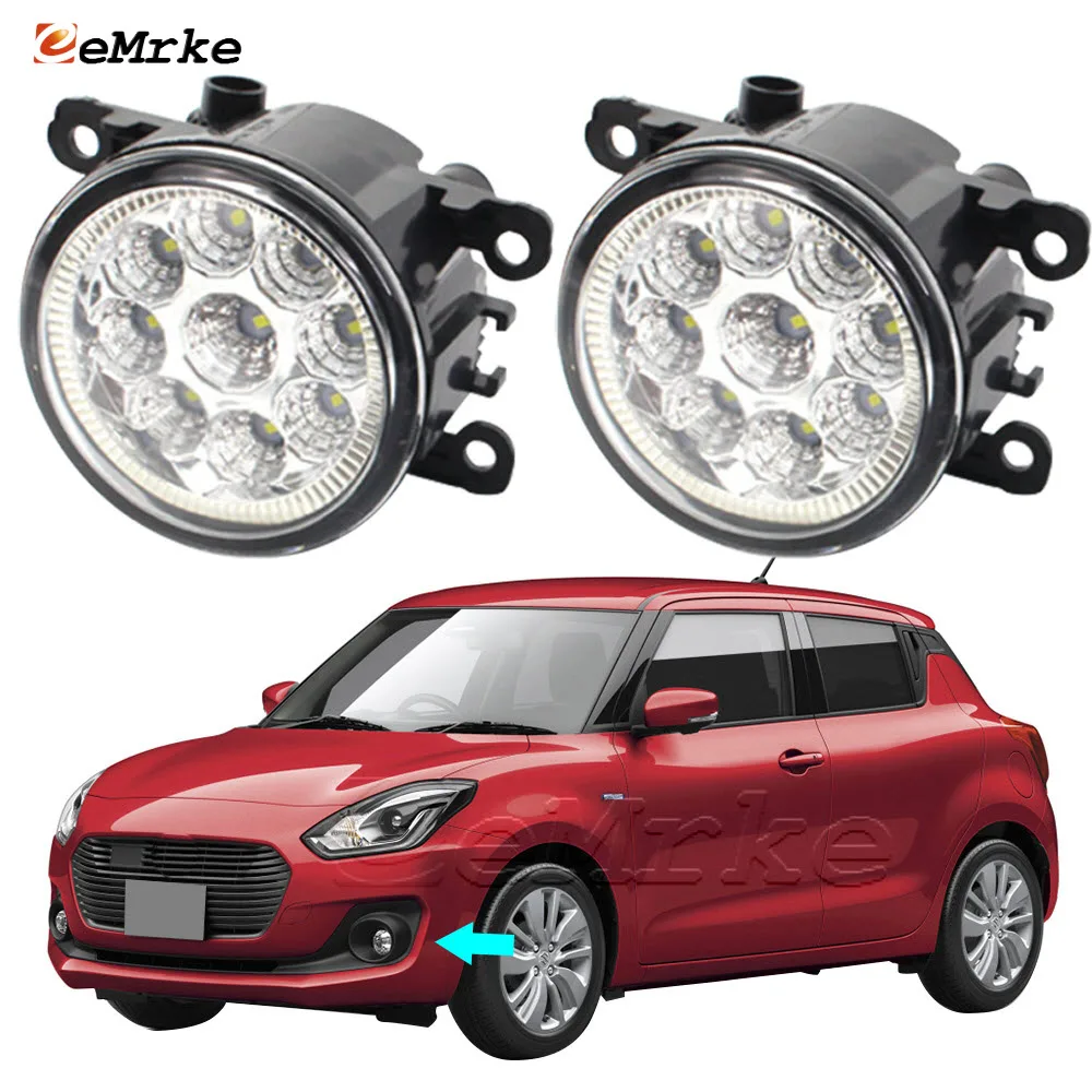

2 шт., Автомобильные противотуманные фары в сборе для Suzuki Swift A2L ZC13S ZC23S ZC33S ZC83S ZD83S ZC43S ZC53S ZD53S DRL, дневные ходовые огни