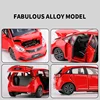New 1/32 HONDA Fit Alloy Car Model Diecasts Metal Toy Sports Car Vehicles Model Simulation Sound and Light Collection Kids Gifts 6